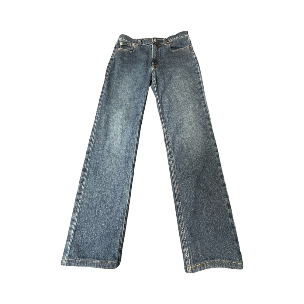 Gap Jeans Womens 28/6 Blue 90s Straight High Rise Stretch Denim Medium Wash